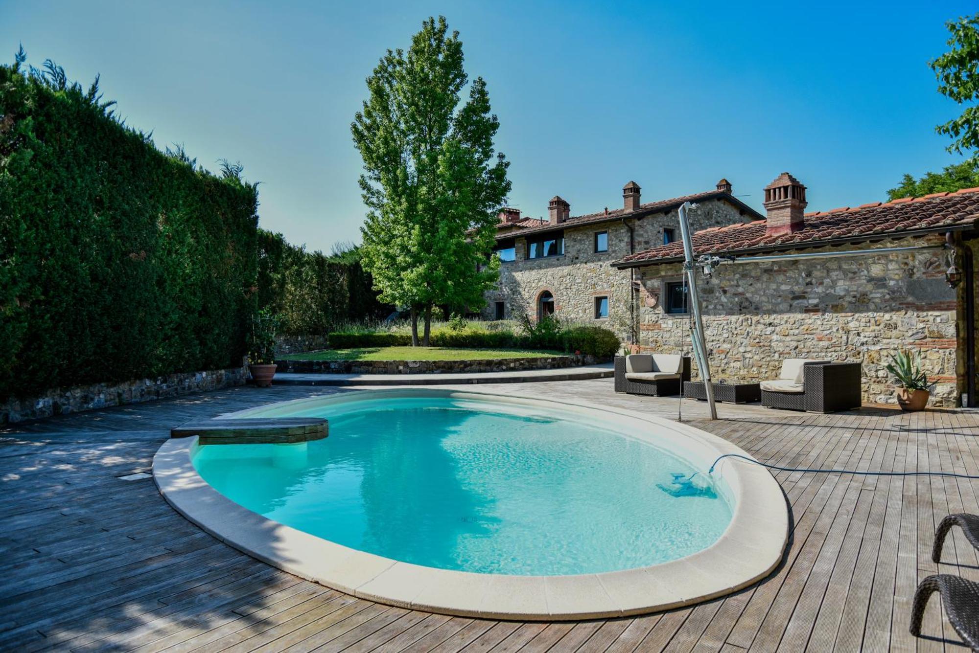 Appartamento In Villa Con Piscina - Mhateria Relais Rignano Sull Arno Luaran gambar